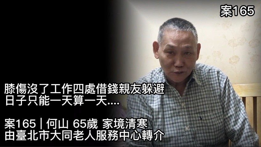 【165已結案】膝傷沒了工作四處借貸親友躲避，日子只能過一天算一天…(標題圖檔)