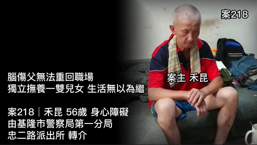 【218已結案】腦傷父無法重回職場，獨立撫養一雙兒女生活無以為繼(標題圖檔)
